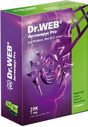 Антивирус Dr.Web 2ПК/1год BOX в Саратове