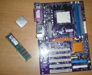 Мат. плату NFORCE3-A939 + процессор AMD 3200 + ОЗУ 512 DDR (срочно)